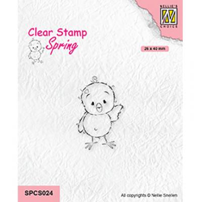 Nellies Choice Clear Stamp - Chickies - Hi There